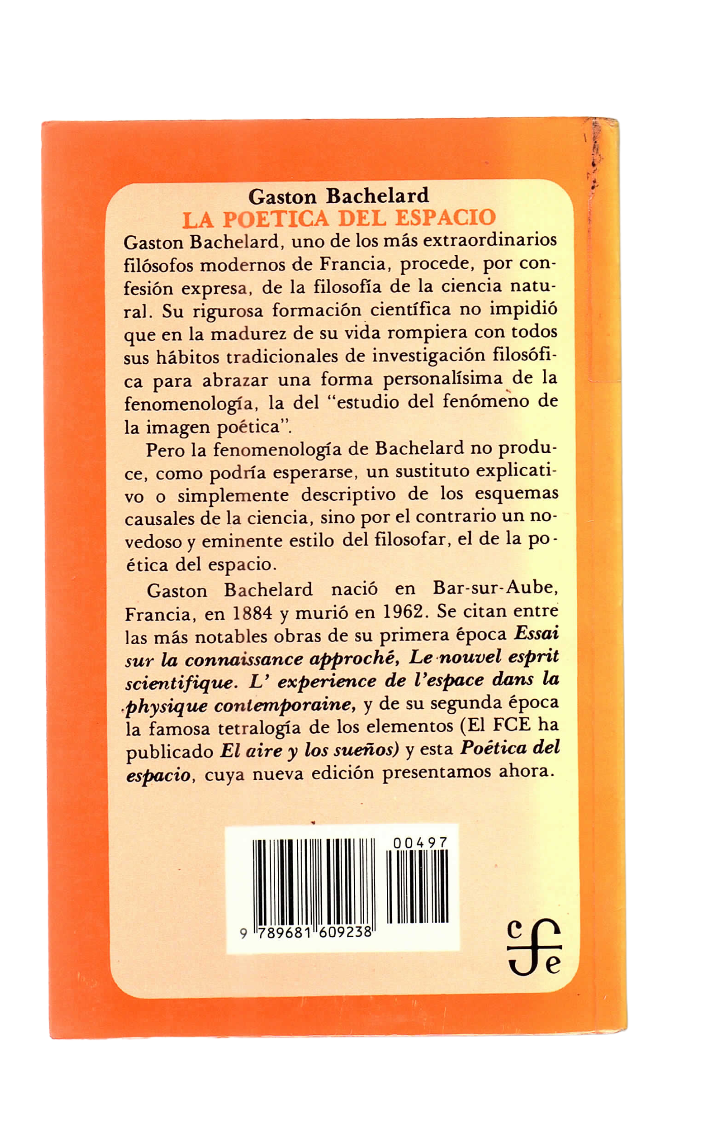 LA POETICA DEL ESPACIO