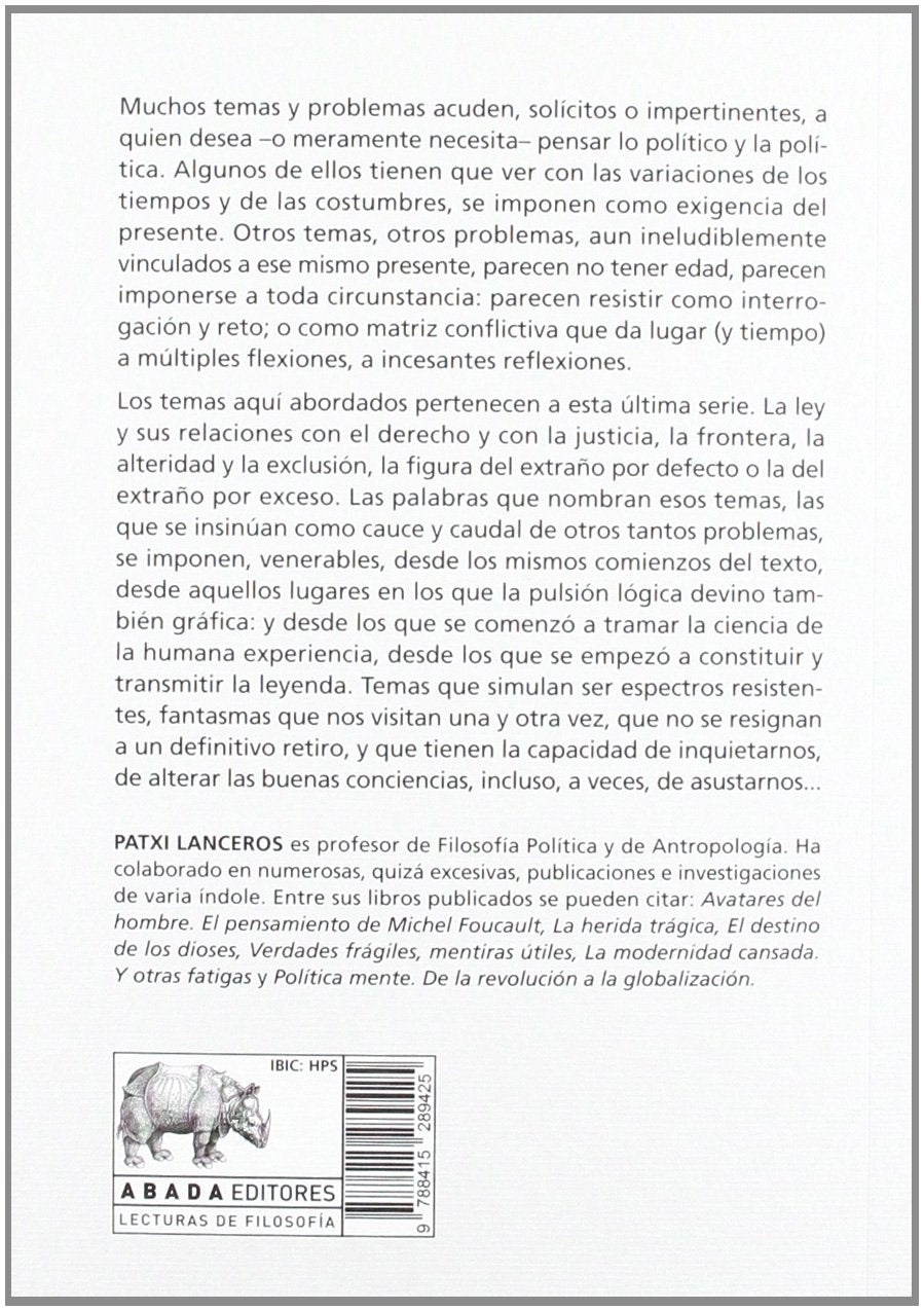 FUERA DE LA LEY poder, justicia y exceso