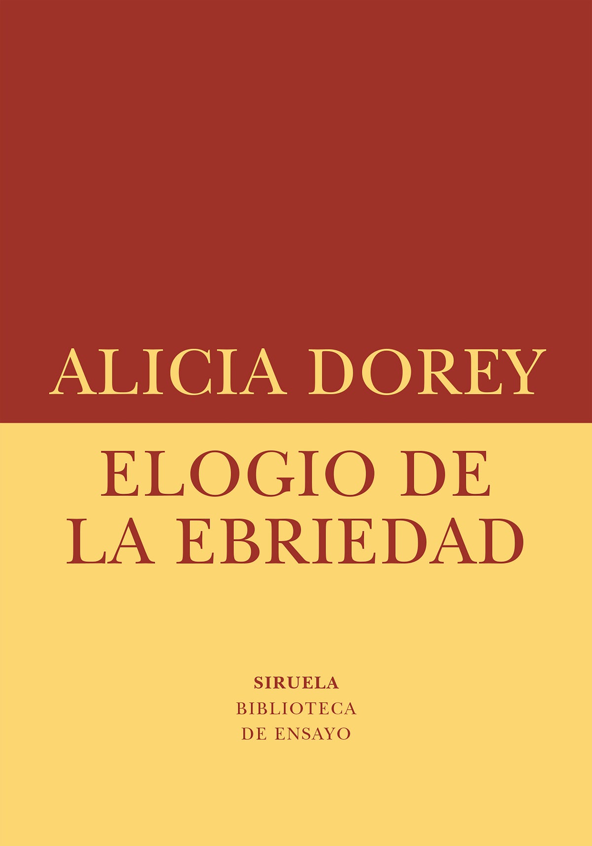 ELOGIO DE LA EBRIEDAD