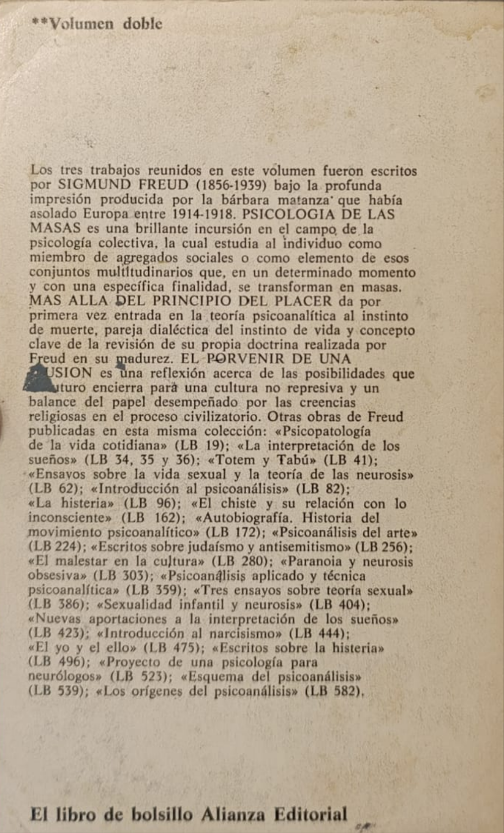 PSICOLOGÍA DE LAS MASAS