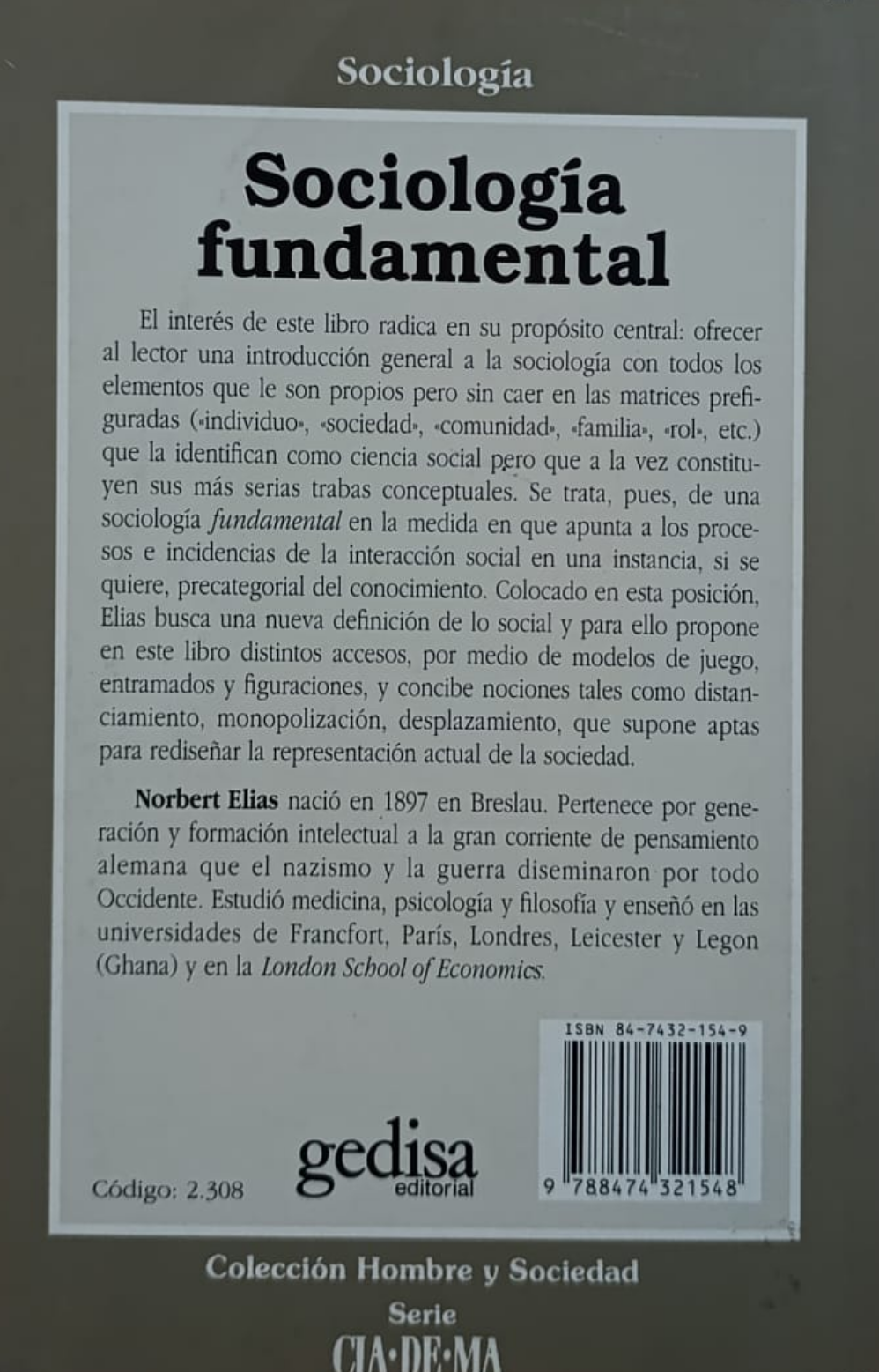 SOCIOLOGÍA FUNDAMENTAL