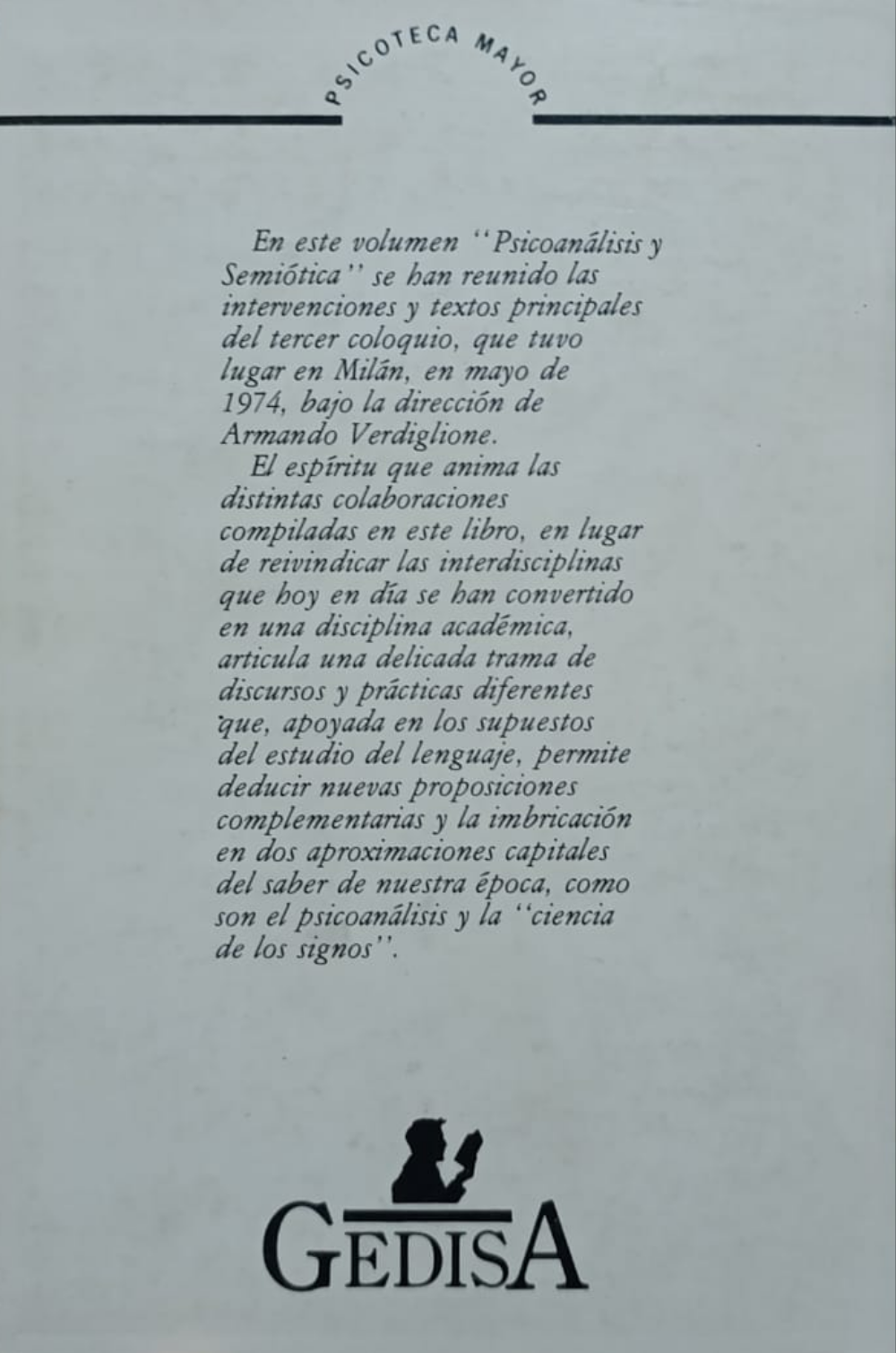 PSICOANÁLISIS Y SEMIÓTICA