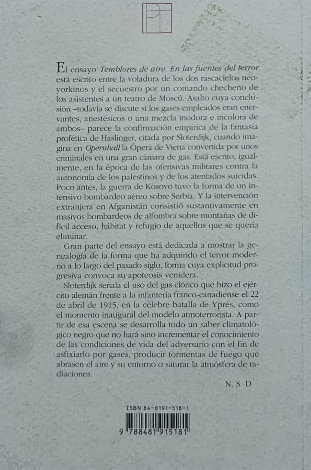 TEMBLORES DE AIRE en las fuentes del terror