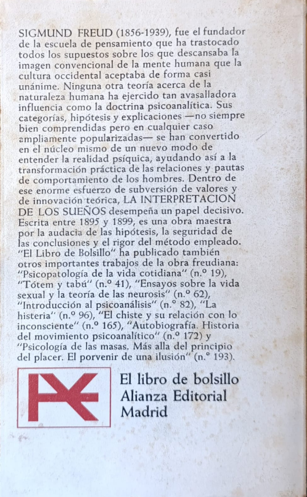 LA INTERPRETACIÓN DE LOS SUEÑOS 1