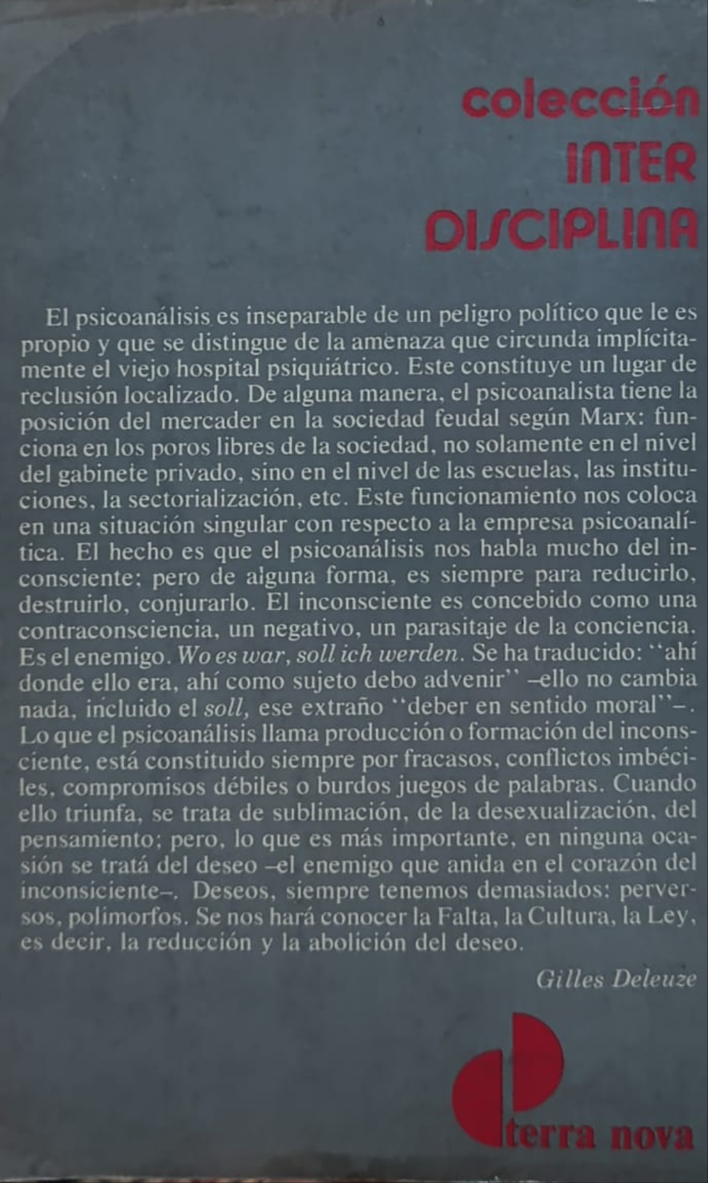 POLÍTICA Y PSICOANÁLISIS