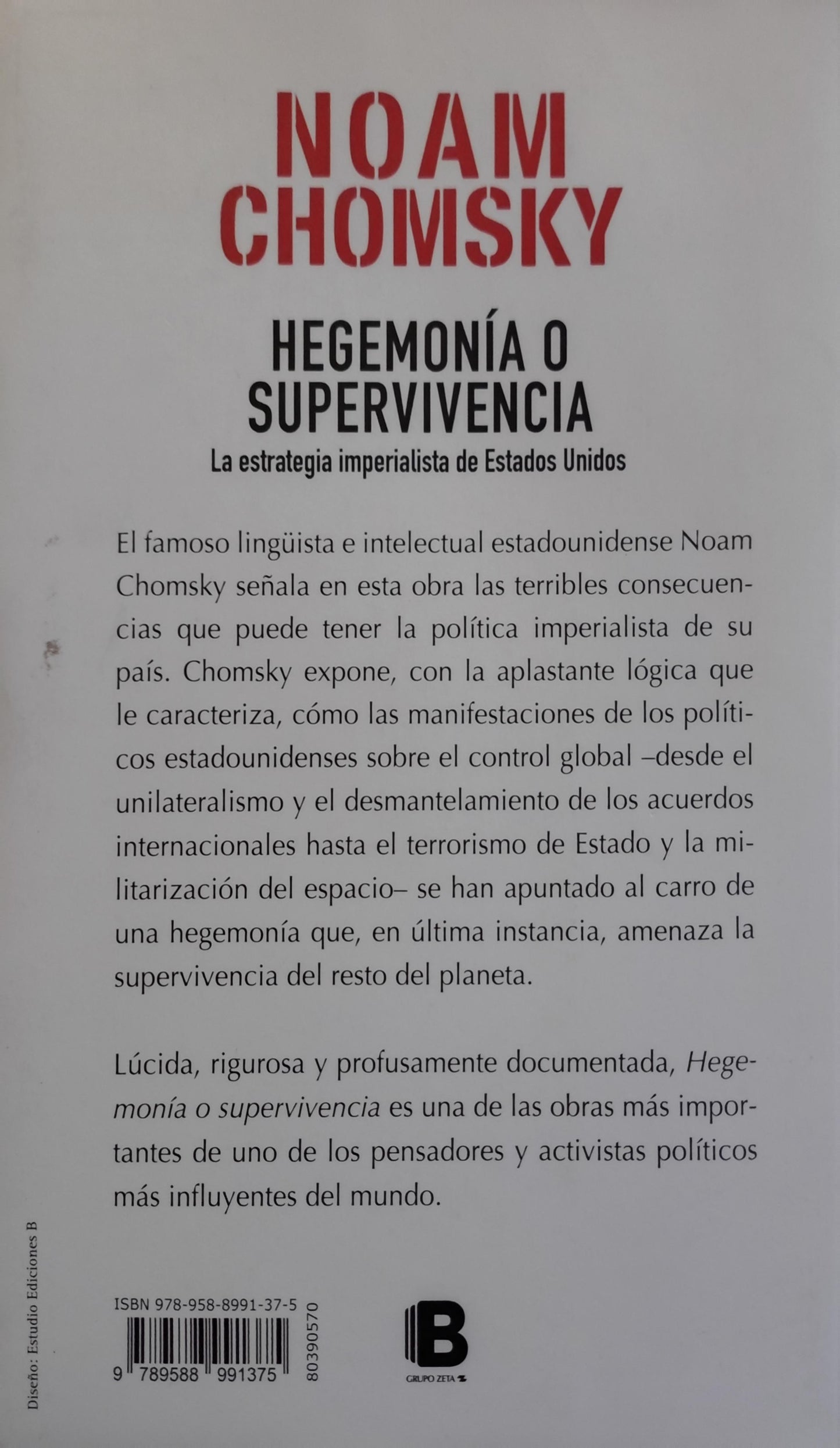 HEGEMONÍA O SUPERVIVENCIA