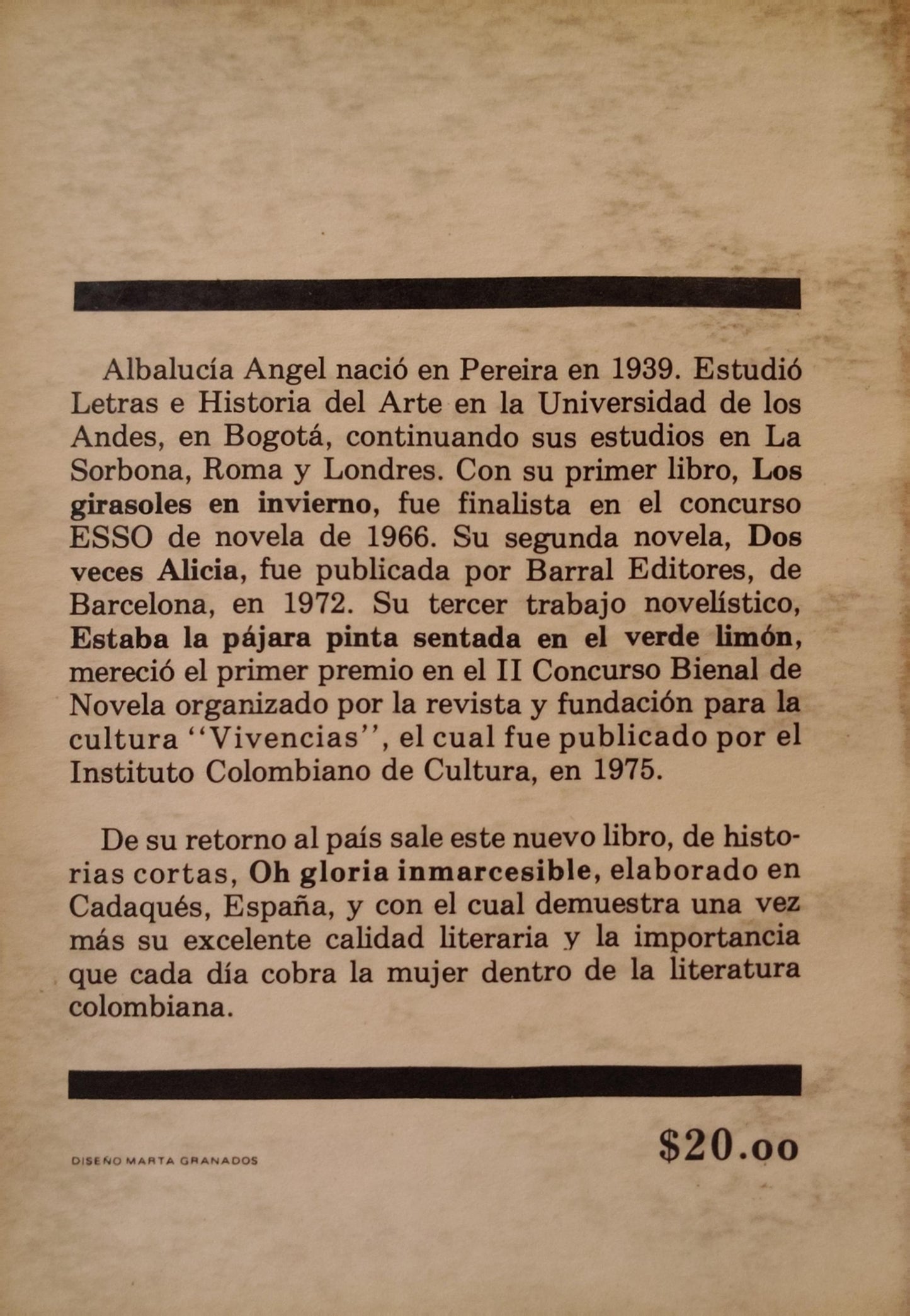 ¡OH GLORIA INMARCESIBLE!
