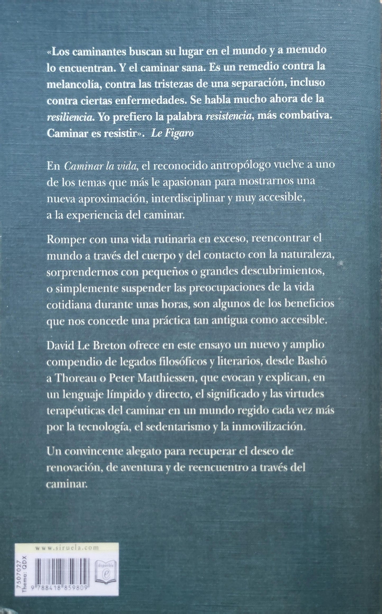 CAMINAR LA VIDA la interminable geografía del caminante