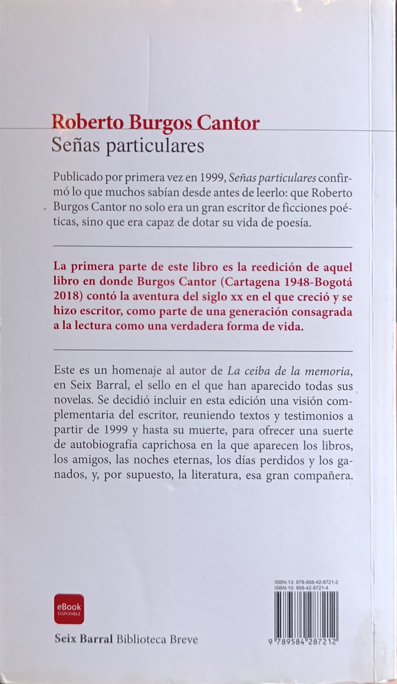 SEÑAS PARTICULARES