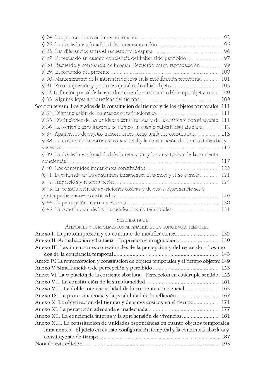 FENOMENOLOGÍA DE LA CONCIENCIA INMANENTE DEL TIEMPO