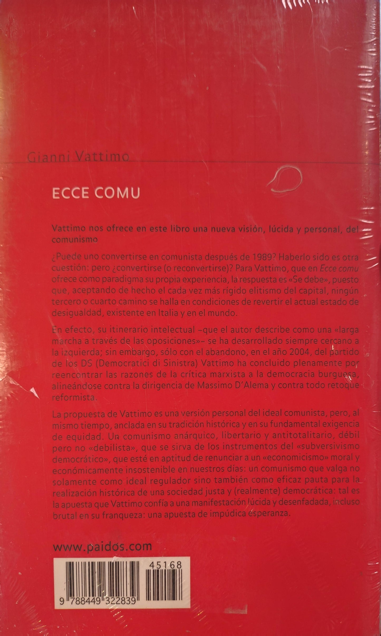 ECCE COMU cómo se llega a ser lo que se era