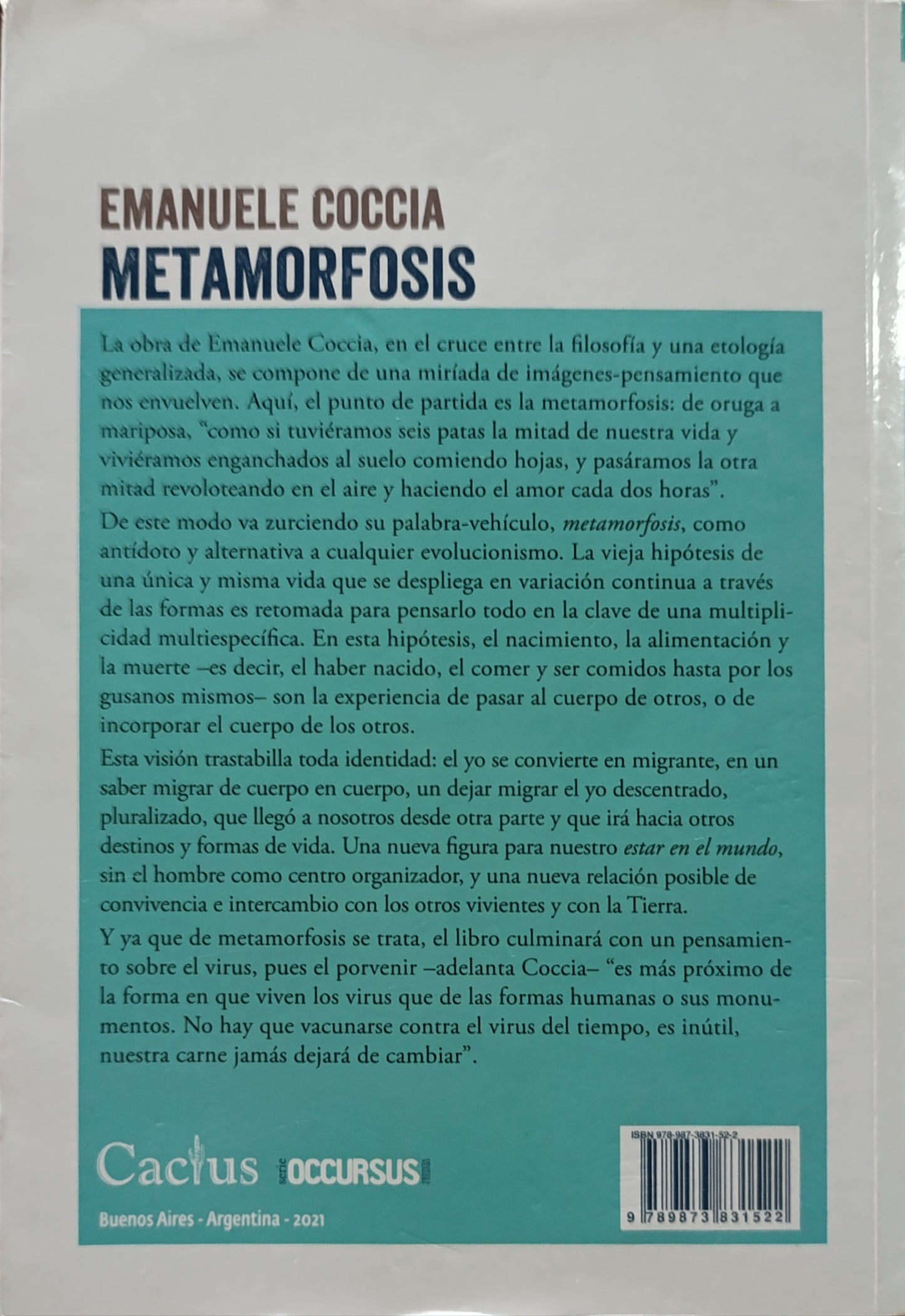 METAMORFOSIS
