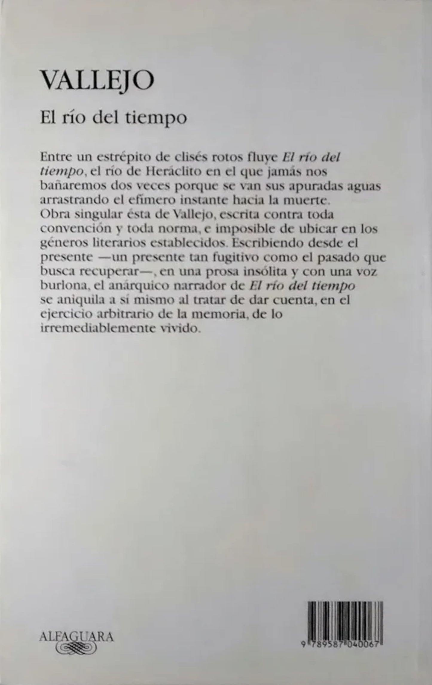 EL RIO DEL TIEMPO