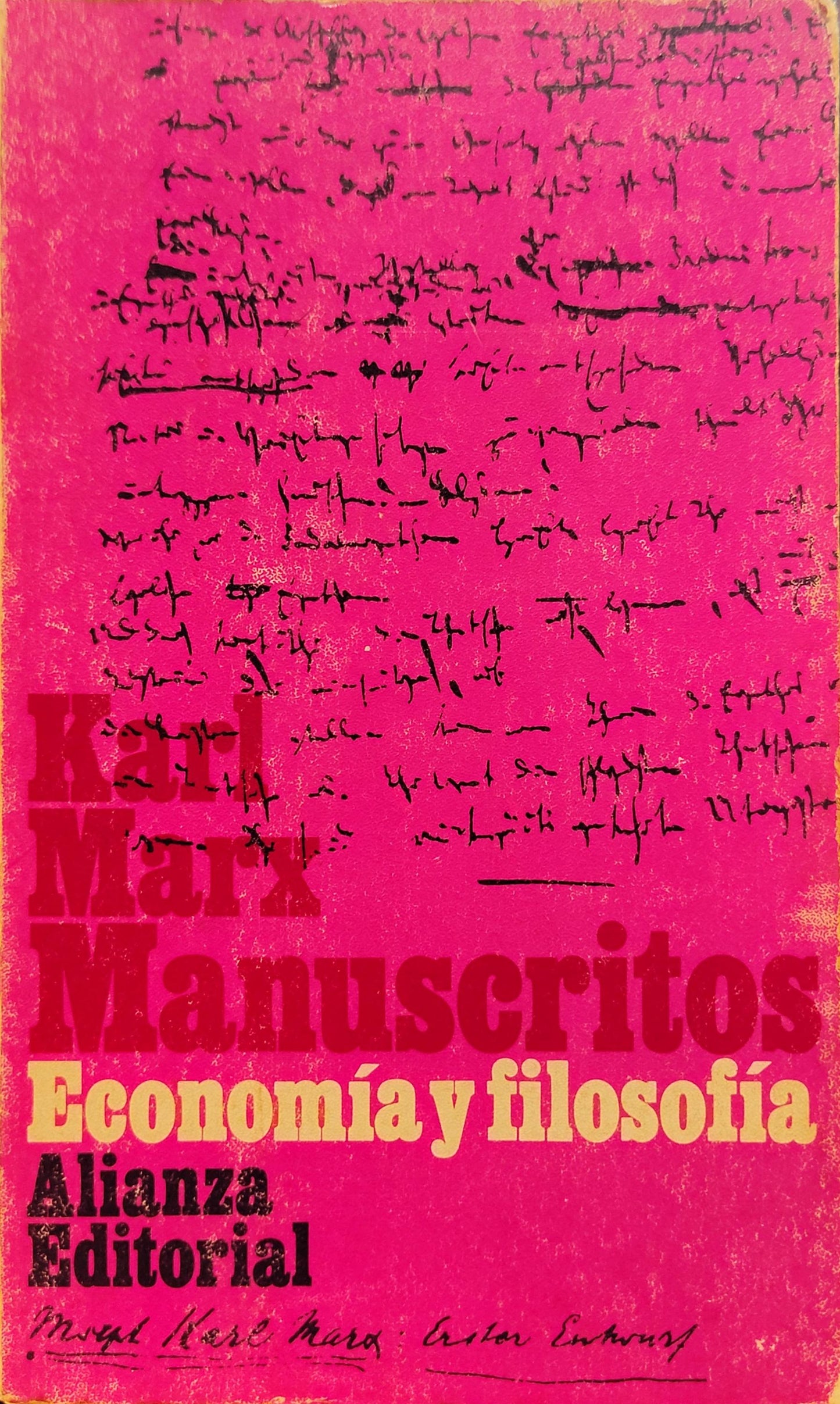 MANUSCRITOS economía y filosofía