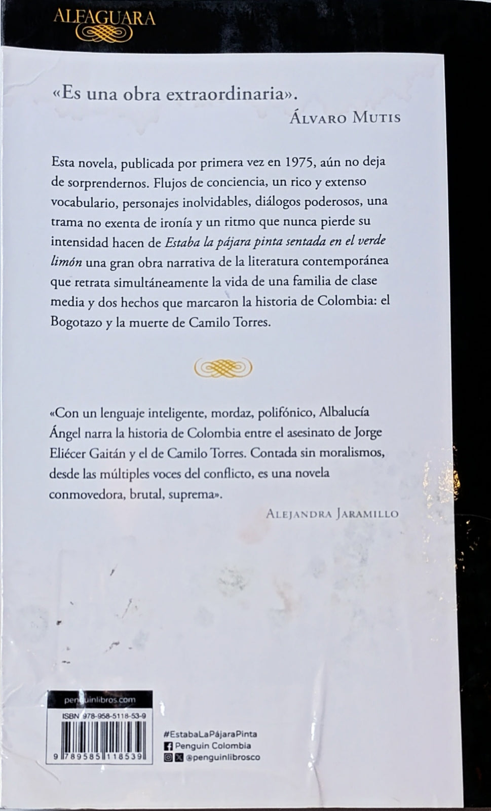ESTABA LA PAJARA PINTA SENTADA EN EL VERDE LIMON/ALBALUCIA ANGEL