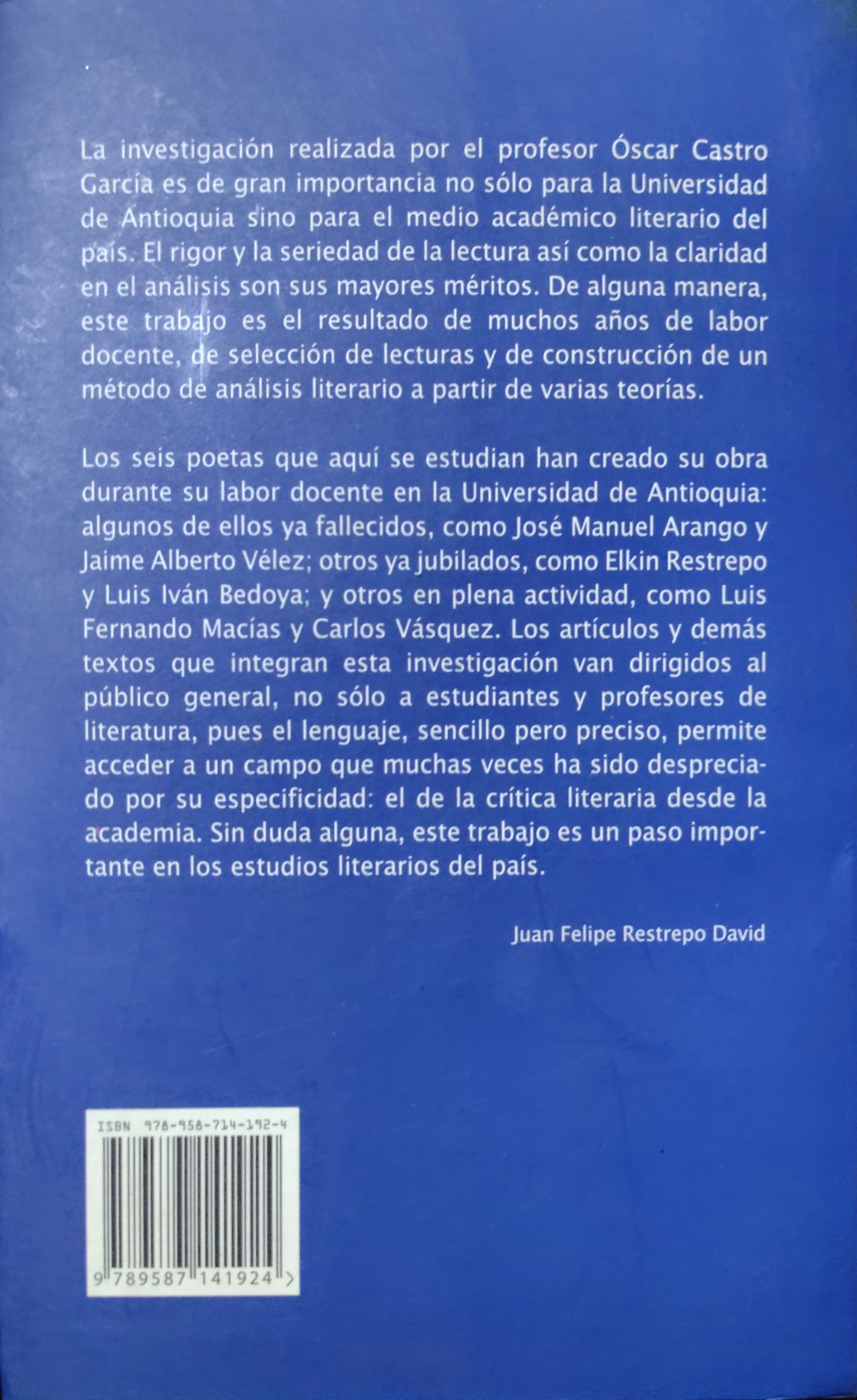 SEIS POETAS DE LA ACADEMIA