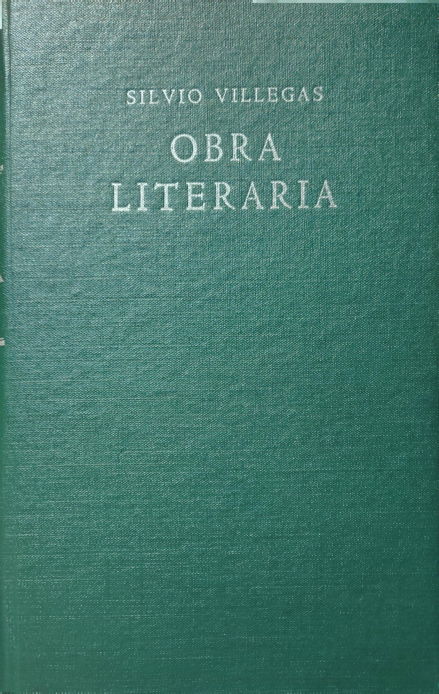 OBRA LITERARIA SILVIO VILLEGAS