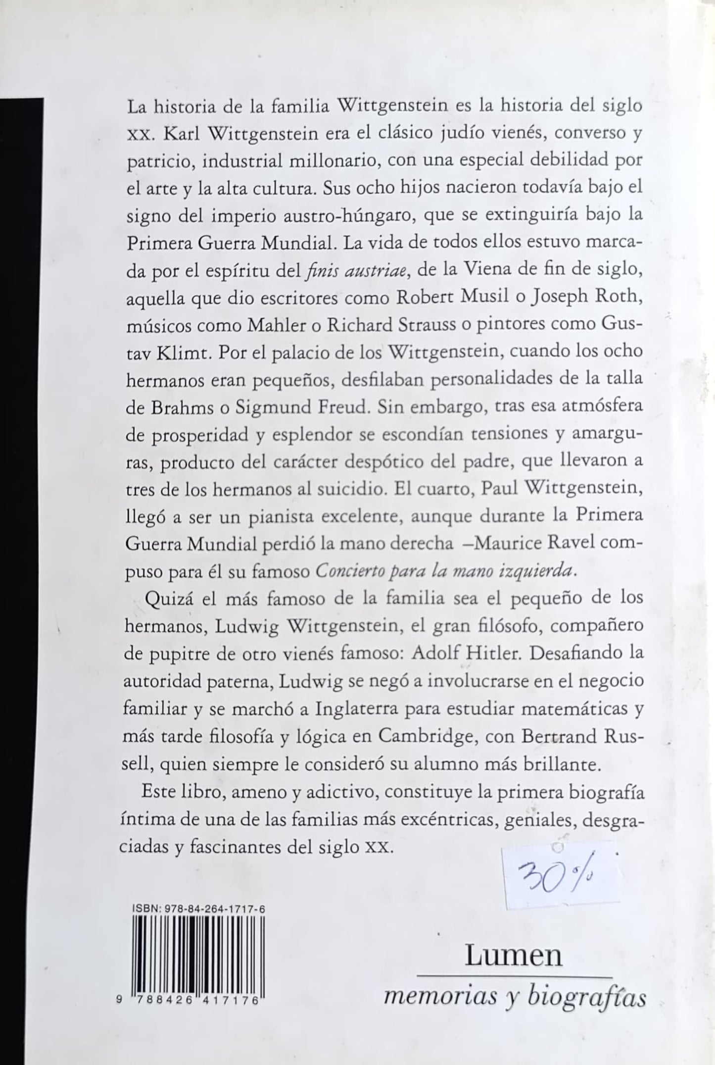 LA FAMILIA WITTGENSTEIN