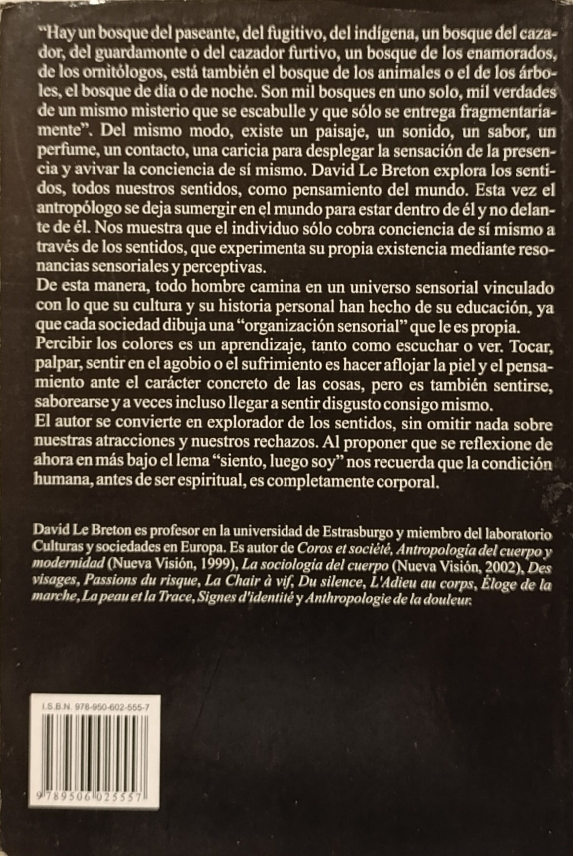 EL SABOR DEL MUNDO - DAVID LE BRETON