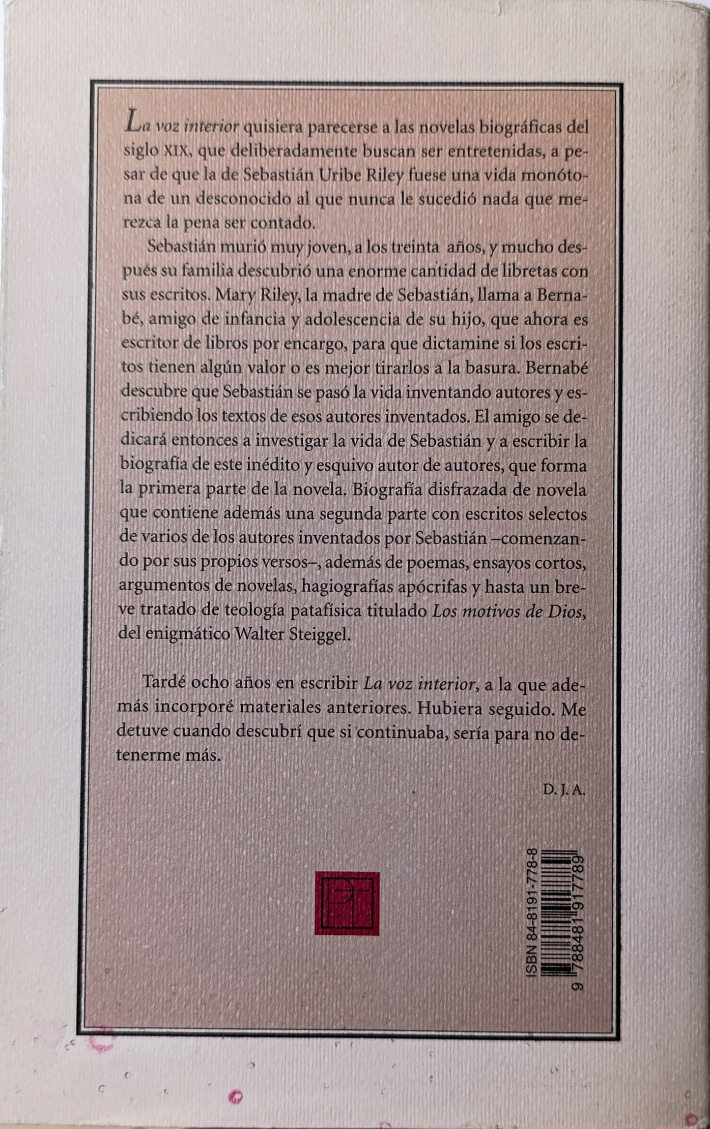 LA VOZ INTERIOR - DARIO JARAMILLO AGUDELO