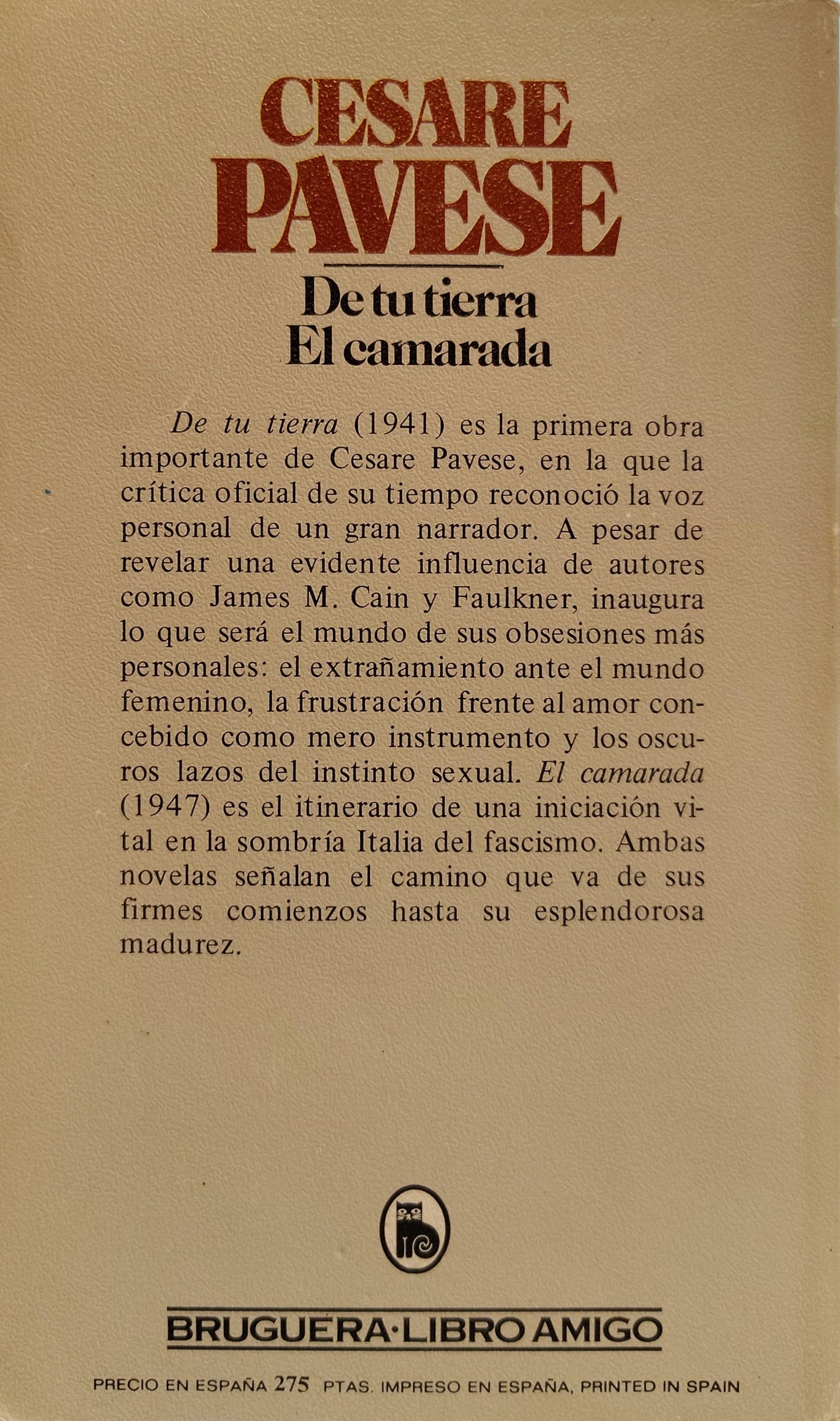 DE TU TIERRA/EL CAMARADA narrativa completa 2