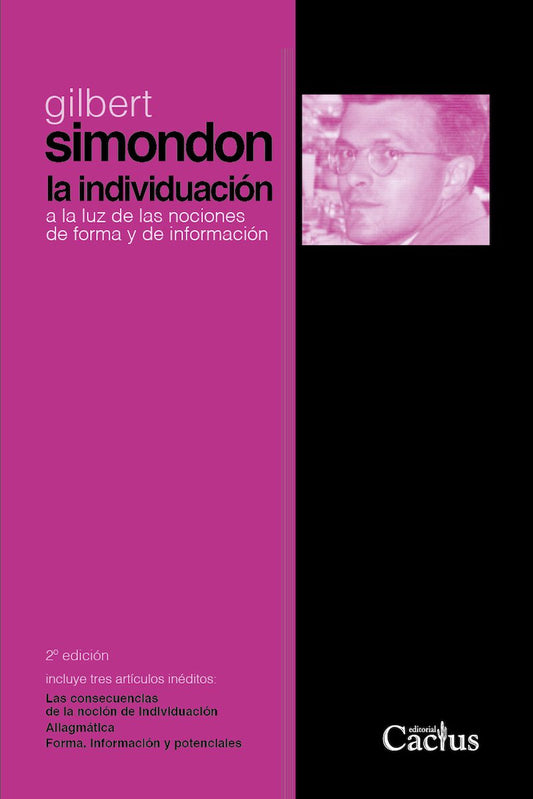 LA INDIVIDUACIÓN A LA LUZ DE LAS NOCIONES DE FORMA Y DE INFORMACIÓN