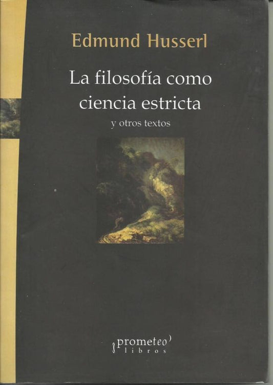 LA FILOSOFIA COMO CIENCIA ESTRICTA