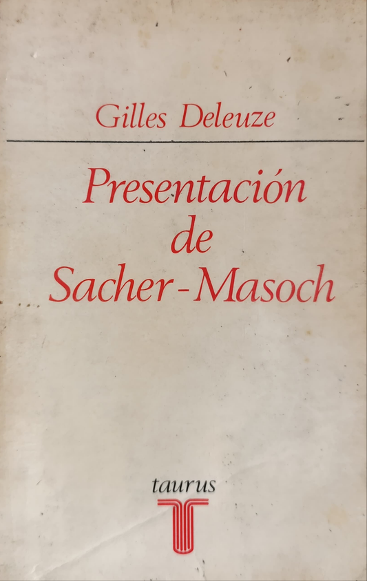 PRESENTACIÓN DE SACHER-MASOCH