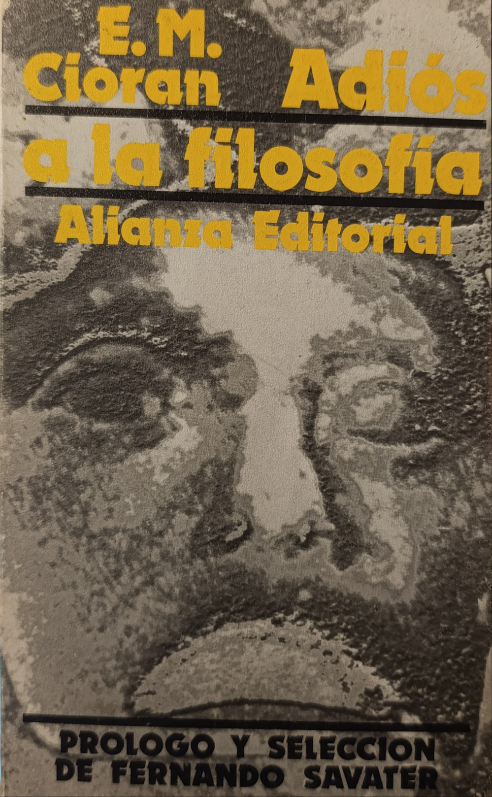 ADIÓS A LA FILOSOFÍA