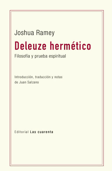 DELEUZE HERMÉTICO filosofía y prueba espiritual
