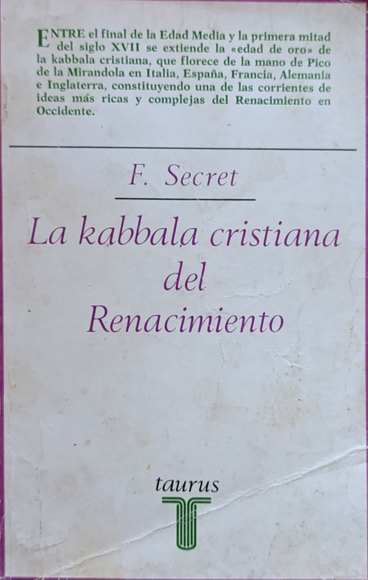 LA KABBALA CRISTIANA DEL RENACIMIENTO