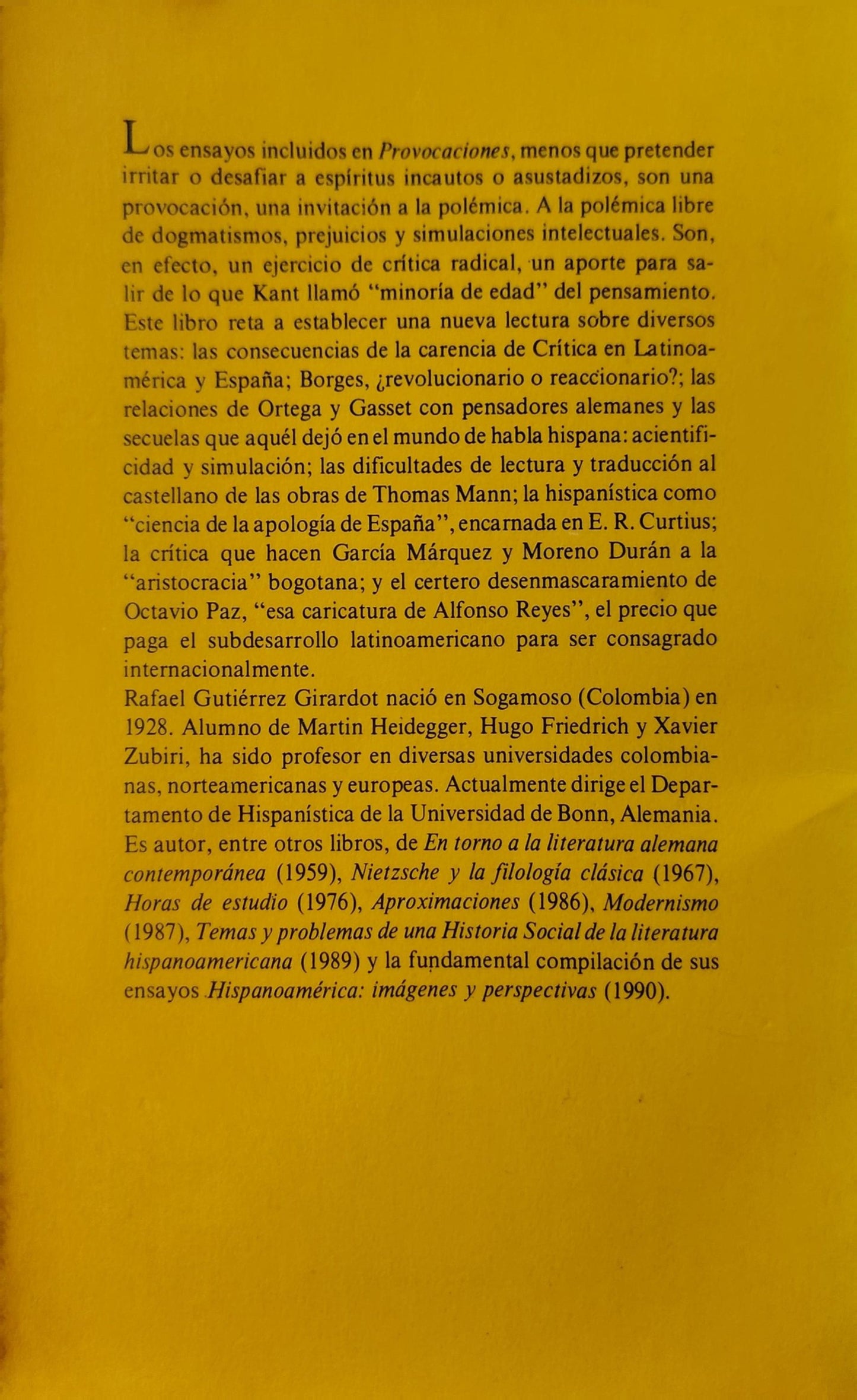 PROVOCACIONES