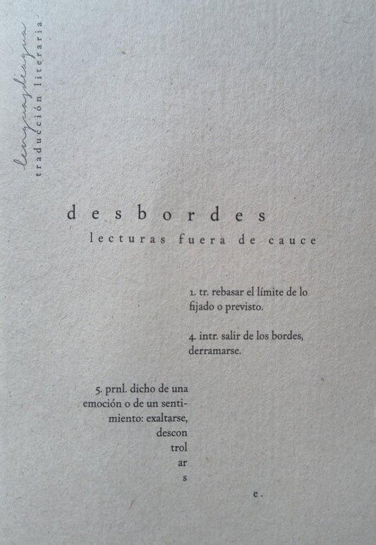 DESBORDES lecturas fuera de cauce