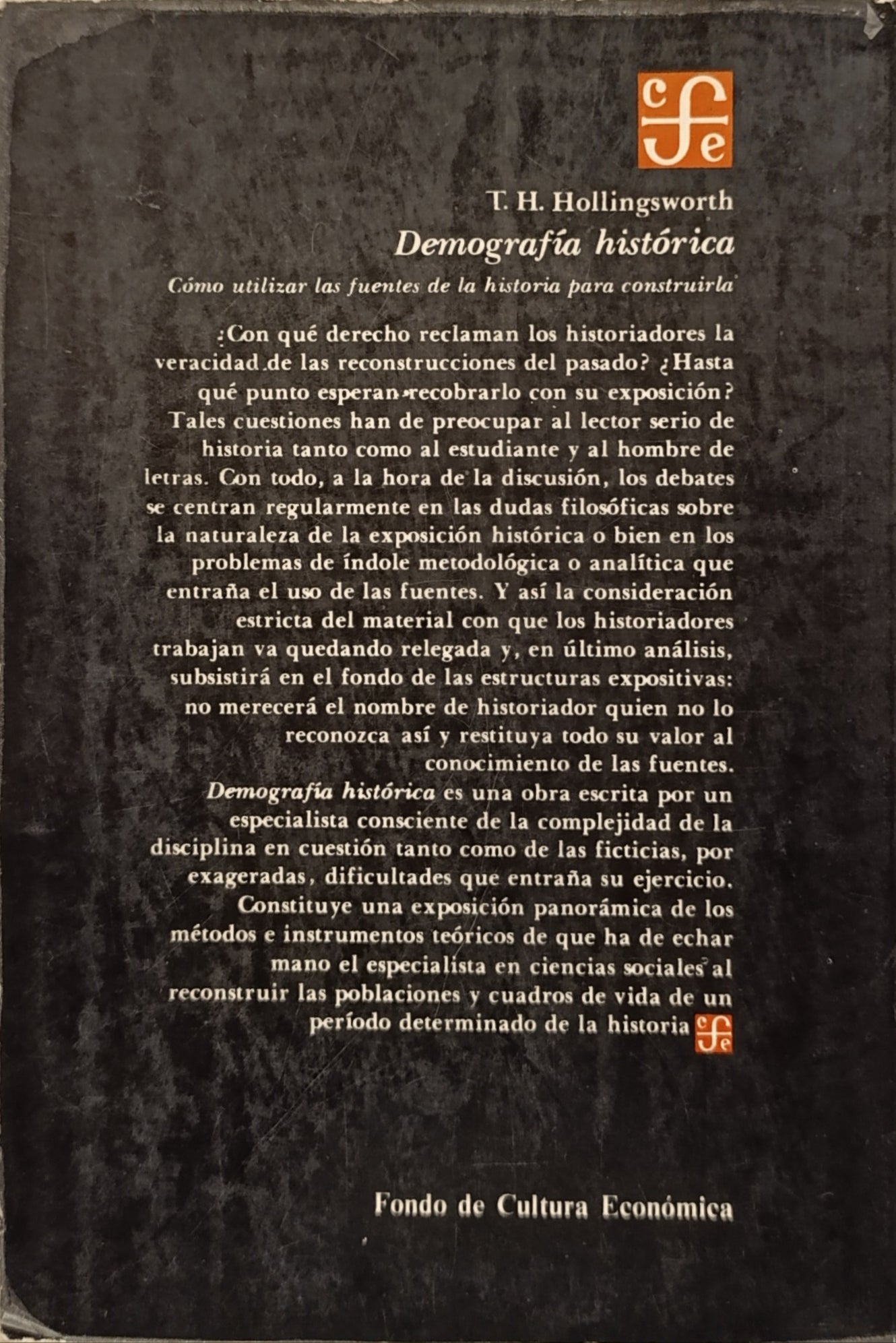 DEMOGRAFIA HISTORICA