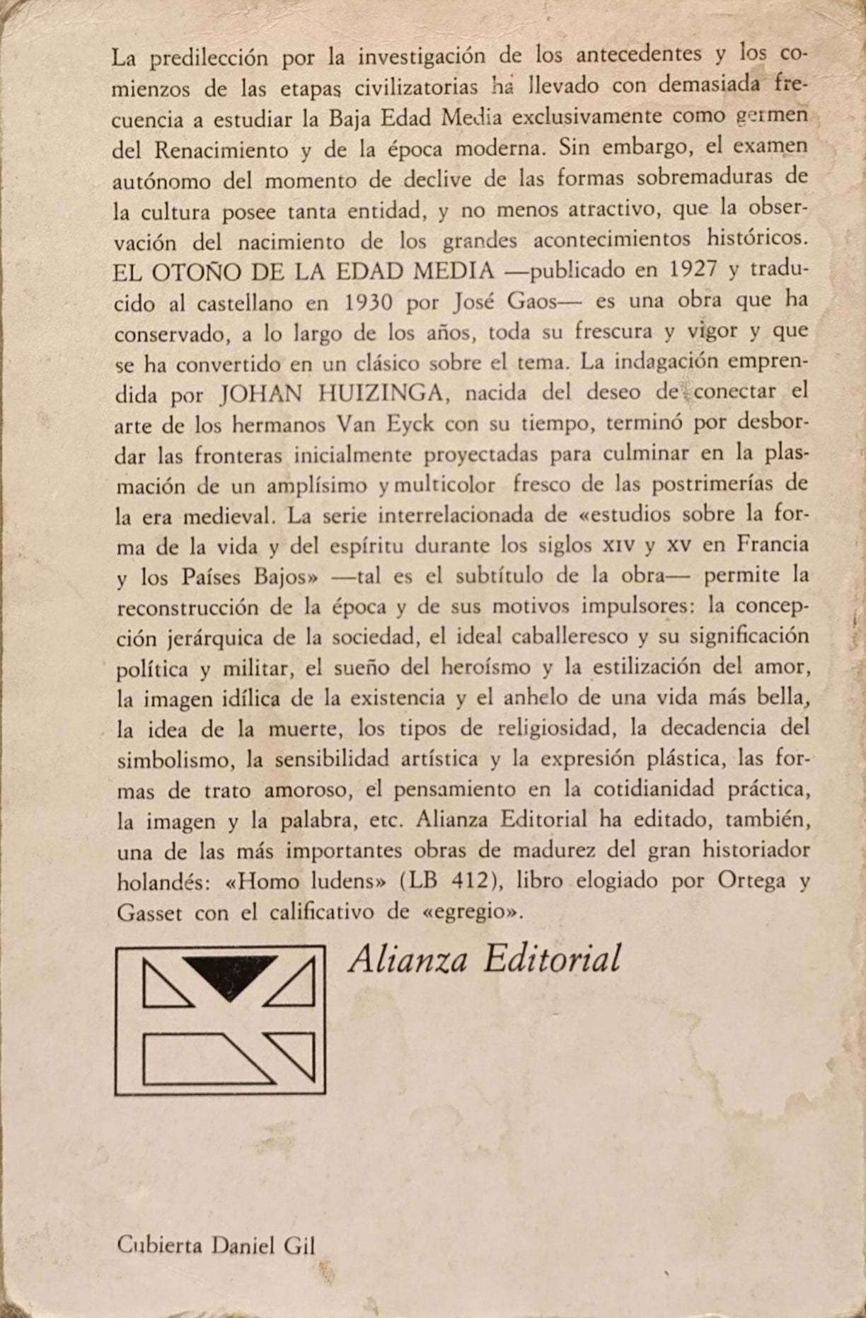 EL OTOÑO DE LA EDAD MEDIA