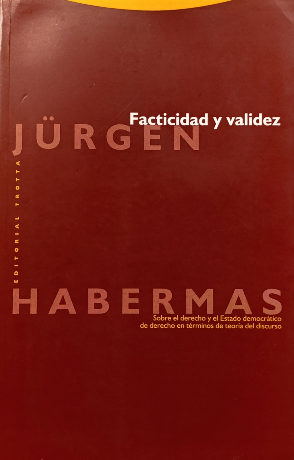 FACTICIDAD Y VALIDEZ - HABERMAS
