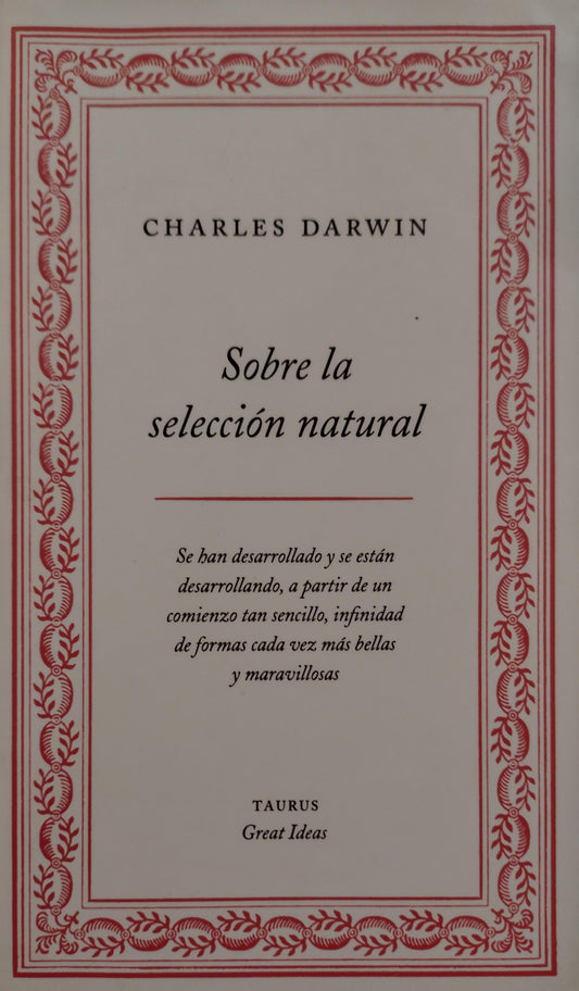 SOBRE LA SELECCIÓN NATURAL