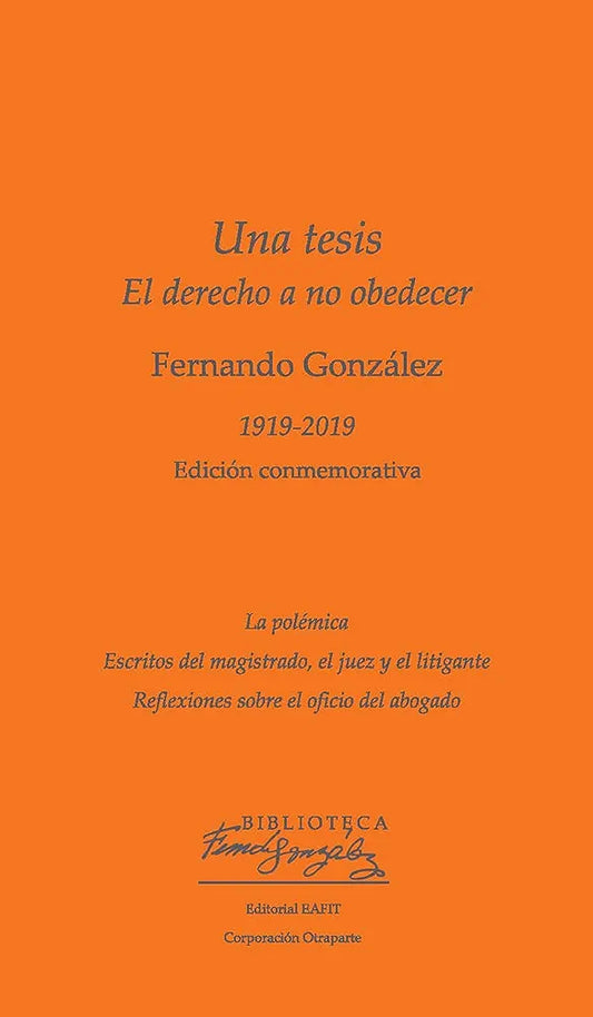 UNA TESIS el derecho a no obedecer