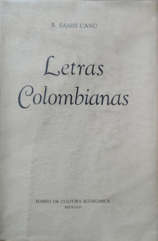 LETRAS COLOMBIANAS