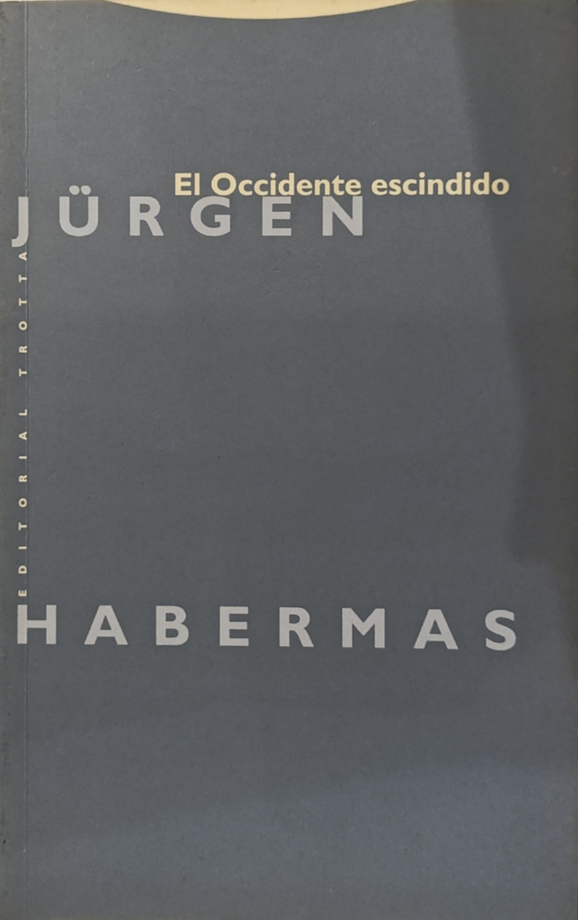 EL OCCIDENTE ESCINDIDO/ JURGEN HABERMAS
