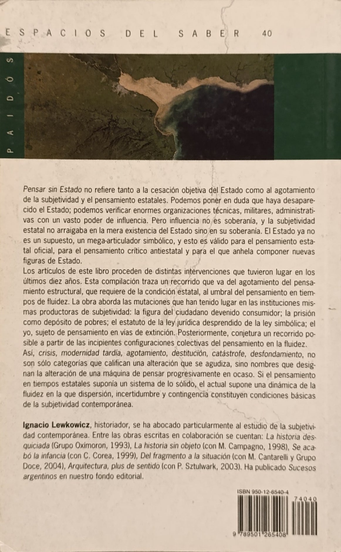 PENSAR SIN ESTADO - LEWKOWICZ