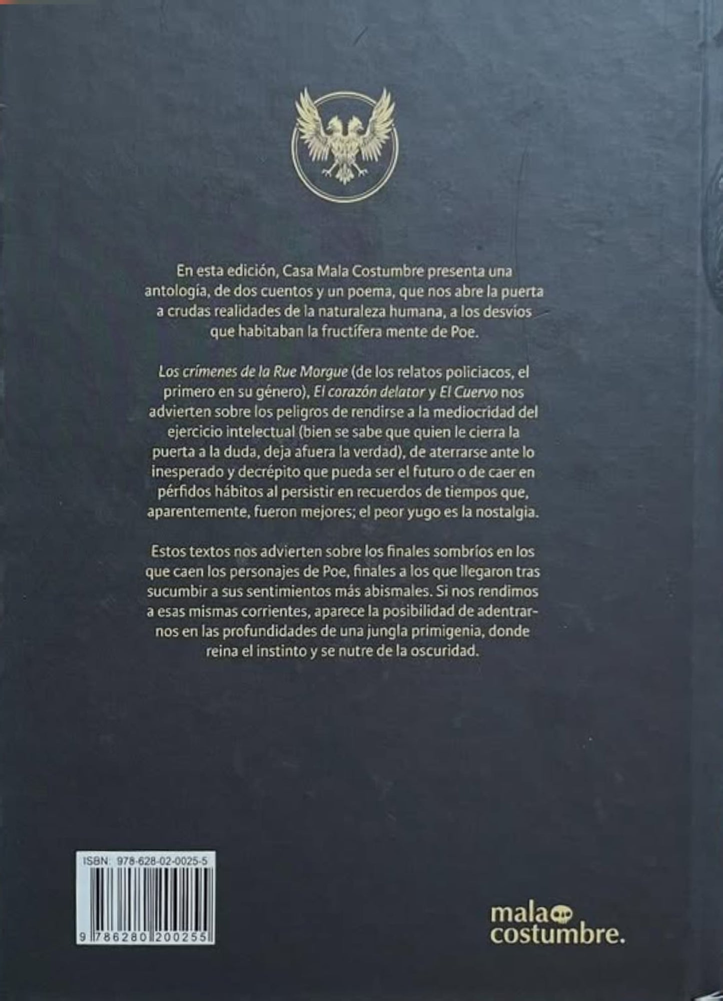 LÚGUBRES VICIOS/SOMBER VICES