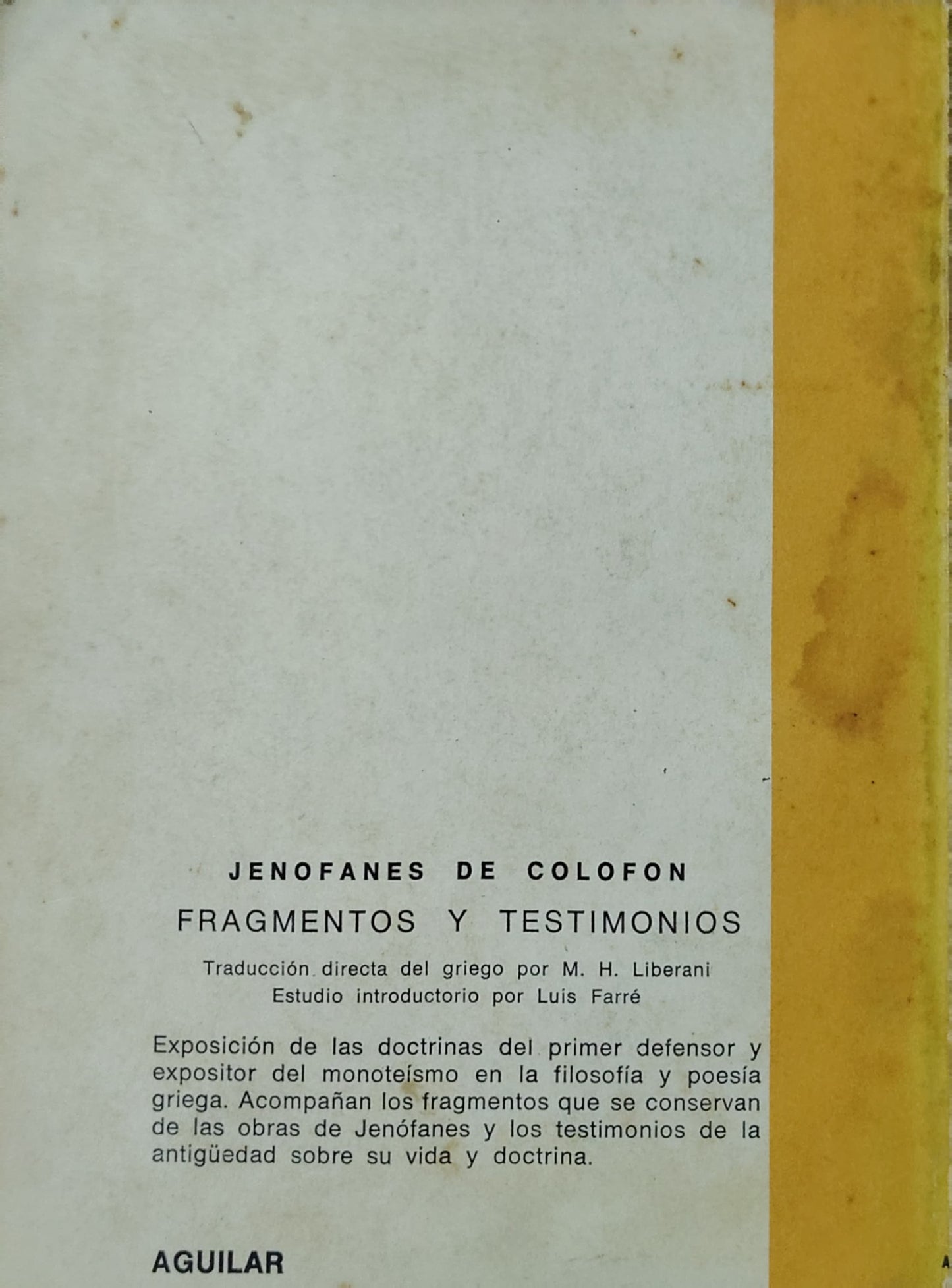 FRAGMENTOS Y TESTIMONIOS