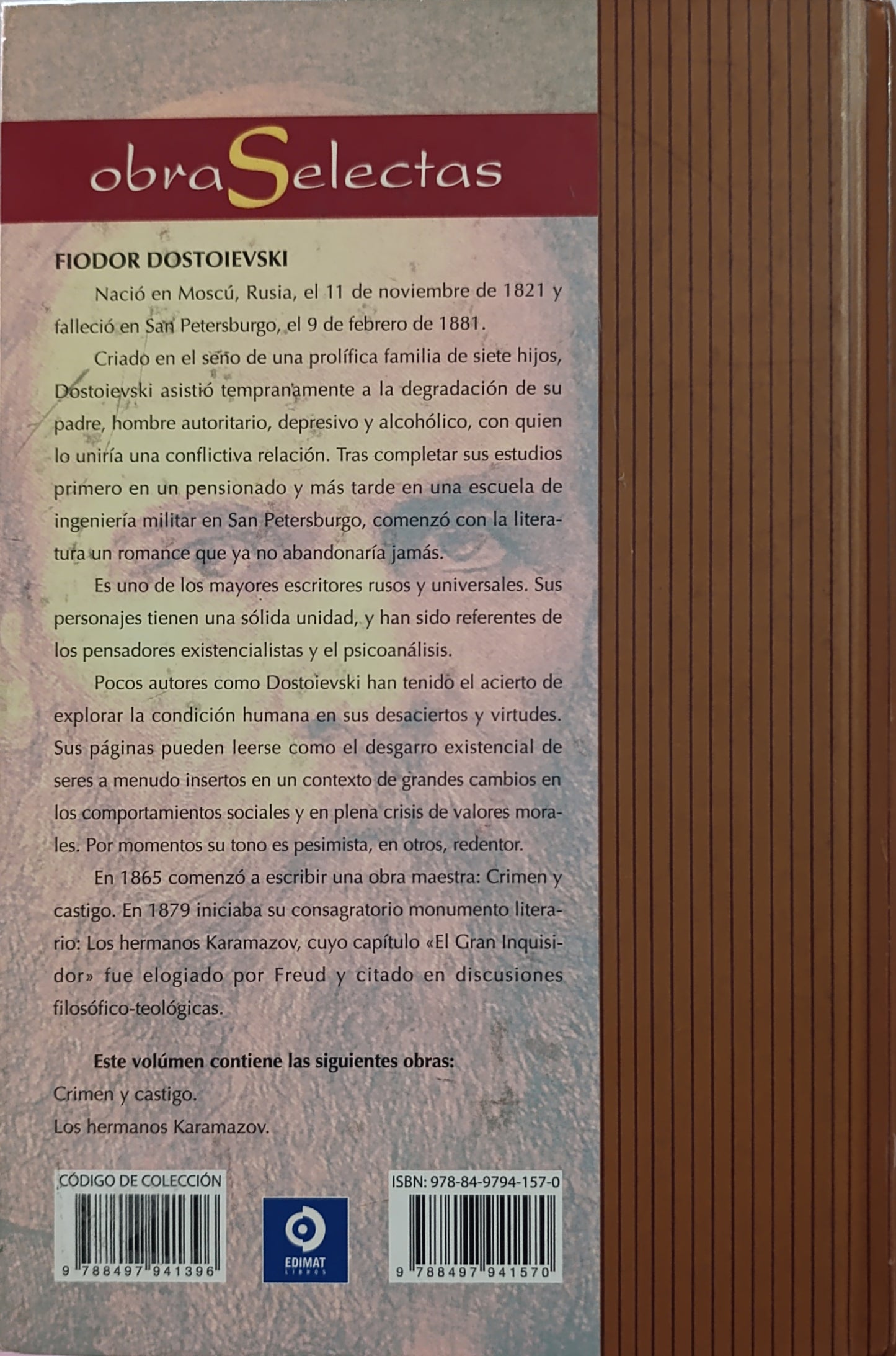 OBRAS SELECTAS/DOSTOIEVSKI