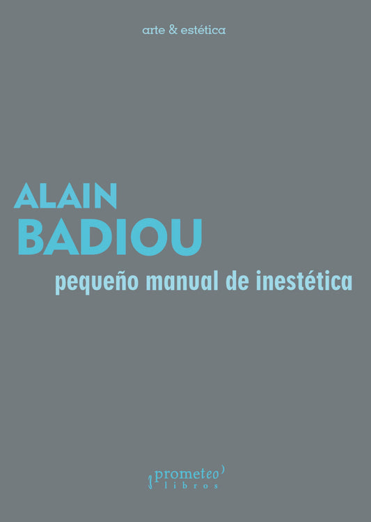 PEQUEÑO MANUAL DE INESTÉTICA